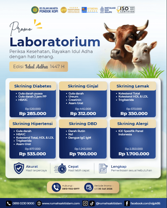 Promo Pemeriksaan Laboratorium Edisi Idul Adha 1447 H