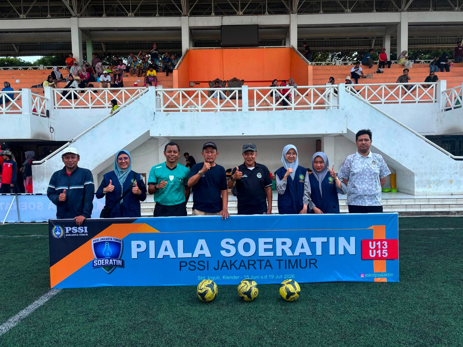 Timkes RSIJPK di Acara Piala Soeratin PSSI Jakarta Timur