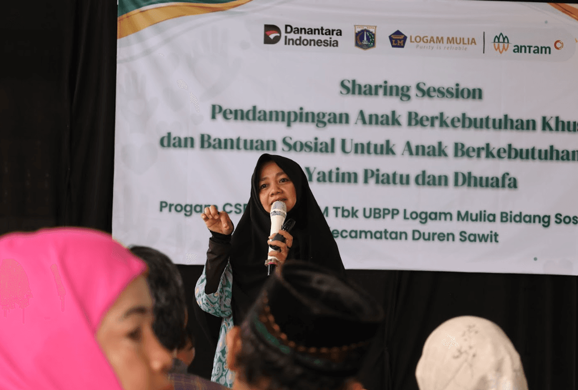 Foto bu Dian, Psi sebagai Pembicara Sharing Session Pendampingan Khusus ABK